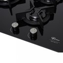 Ver imagem 5 de Cooktop 5 Bocas Tripla Chama Infinity Mesa Vidro Fischer
