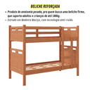 Ver imagem 2 de Beliche Vira Duas Camas Solteiro Jaspe Mdf:nature