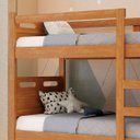 Ver imagem 6 de Beliche Vira Duas Camas Solteiro Jaspe Mdf:nature