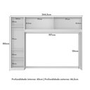 Ver imagem 2 de Guarda-roupas 5 Portas Maçã do Amor Multimóveis Bb4021 Branco Branco
