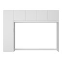 Ver imagem 3 de Guarda-roupas 5 Portas Maçã do Amor Multimóveis Bb4021 Branco Branco
