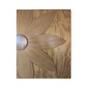Ver imagem 1 de Quadro Painel Flor de Lótus Madeira Nobre em Alto Relevo Artesanal