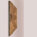 Ver imagem 4 de Quadro Painel Flor de Lótus Madeira Nobre em Alto Relevo Artesanal