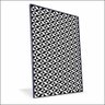 Quadro Geométricos Preto &amp; Branco Canvas sem Vidro Tamanho/moldura 60x40 Baixa Cor Preta - 1