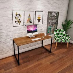 Mesa Home Office Reta Sevilha 150cm Iron - 3