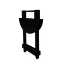 Ver imagem 4 de Mesa Bistrô Redonda de Madeira Eucalipto Dobrável e Reforçada: Preto