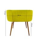 Ver imagem 5 de Mini Berço Moises Suede Amarelo - D'classe Decor