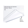 Persiana Cortina Rolo Blackout Ambiente Interno Quarto Sala Varanda 1,40 Larg x 1,40 Alt - 2