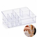 Ver imagem 7 de Porta Maquiagem Acrilico com 14 Divisorias Organizador Transparente para Cosmeticos Joias Bijuterias