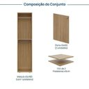 Ver imagem 4 de Módulo 45x180 2 Portas 1 Kit Prateleira Frame CabeCasa MadeiraOriginals