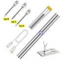 Ver imagem 2 de Ferro de Solda Recarregável Portátil - 3 Pontas - 15w