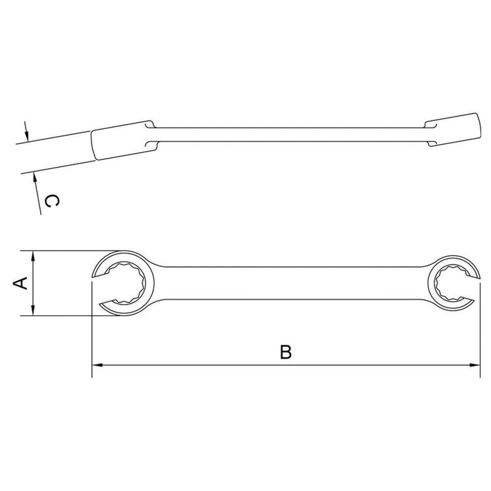 Chave Poligonal Aberta 10x12 Mm Tramontina - 2