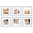 Ver imagem 2 de Kit Quadro Porta Retrato 32X32 - Foto 20X20 - Paspatur Branco:Moldura Branca/Kit com 6 Unidades