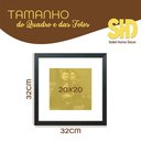Ver imagem 3 de Kit Quadro Porta Retrato 32X32 - Foto 20X20 - Paspatur Branco:Moldura Branca/Kit com 6 Unidades