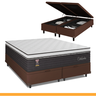 Cama Box Baú Casal Colchão Casal Queen Catalunha Molas Ensacadas 158x198x36cm - 2