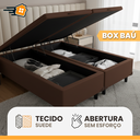 Ver imagem 4 de Cama Box Baú Casal Colchão Casal Queen Catalunha Molas Ensacadas 158x198x36cm