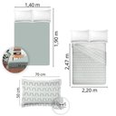 Ver imagem 4 de Jogo de Cama Casal 200 Fios Nova América - Luciano (7851)