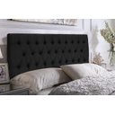 Ver imagem 2 de Painel Imperatriz 100 cm com Capitonê Suede Preto