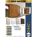 Ver imagem 6 de Guarda Roupa Viena 4 Portas 3 Gavetas 8 Prateleiras - Beneti Cinamomo Off