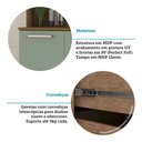 Ver imagem 4 de Cozinha Compacta 130,70cm 5 Portas e 2 Gavetas com Tampo 352 Luciane Móveis