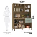 Ver imagem 3 de Cozinha Compacta 130,70cm 5 Portas e 2 Gavetas com Tampo 352 Luciane Móveis