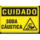 Ver imagem 1 de Placa Cuidado Soda Cáustica