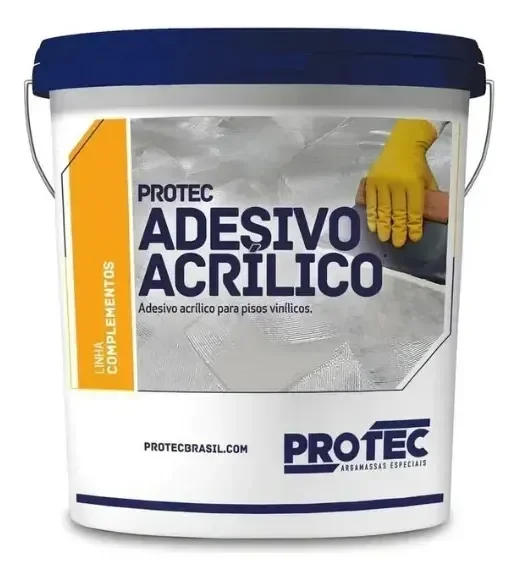 Cola Adesivo Acrílico para Piso Vinílico 4kg - Protec