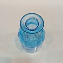 Ver imagem 6 de Vaso Garrafa Decorativo de Vidro Azul 14x7x7cm Enfeite Sala Mesa Estante Flores