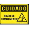 Placa Cuidado Risco De Tombamento - 1