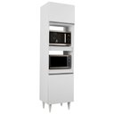 Ver imagem 2 de Paneleiro Cozinha Torre Quente 56cm Colorado Branco - Lumil Móveis