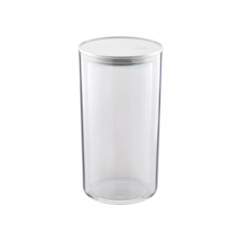 Pote Hermético Uz 1,9l Transparente C/tampa Branco Uz1301-br