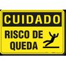 Placa Cuidado Risco De Queda - 1