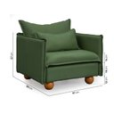 Ver imagem 4 de Poltrona com Pé Madeira Sôma CabeCasa MadeiraOriginals