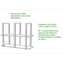 Ver imagem 5 de Prateleira Industrial Suspensa Parede 135 Cm Demolição Preto Aurora