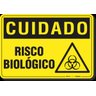 Placa Cuidado Risco Biológico - 1