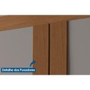 Ver imagem 4 de Guarda Roupa Casal 6 Portas e 2 Gavetas Grécia Naturale-grafite Rufato