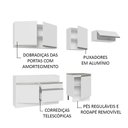 Ver imagem 5 de Armário de Cozinha Completa 260cm Branco Glamy Madesa 03