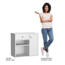 Ver imagem 7 de Conjunto Mesa e Armário Home Office Nova Mobile Branco