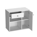 Ver imagem 6 de Conjunto Mesa e Armário Home Office Nova Mobile Branco