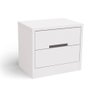 Mesa Cabeceira Infantil S822 C/ 2 Gavetas Branco - Kappesberg - 1