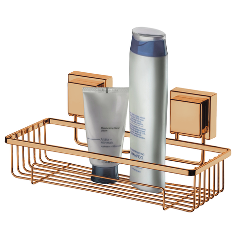 Suporte Porta Shampoo de Parede com Adesivo - Red Gold