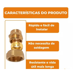 Conexao P/ Coletor Solar 3/4"m X 22mm Emmeti - 3