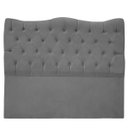 Ver imagem 1 de Cabeceira Dubai 160cm Suede - Renascer Decor:cinza