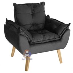 Poltrona Opala Preto - 1