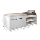 Ver imagem 3 de Cama Box Sapateira Moal Branco