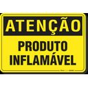 Ver imagem 1 de PLACA ATENÇÃO PRODUTO INFLAMÁVEL