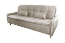 Ver imagem 1 de Sofá Cama Casal Reclinável Donna - Marrom claro light