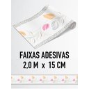 Ver imagem 5 de Faixa Decorativa Adesiva (autocolante) - Botões de Rosas