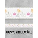 Ver imagem 2 de Faixa Decorativa Adesiva (autocolante) - Botões de Rosas