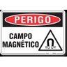 PLACA PERIGO CAMPO MAGNÉTICO - 1